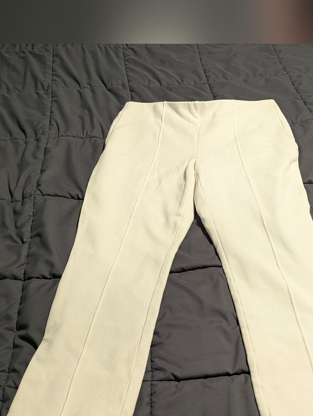Chico's Creamy White Straight-Leg Ponte Pants
